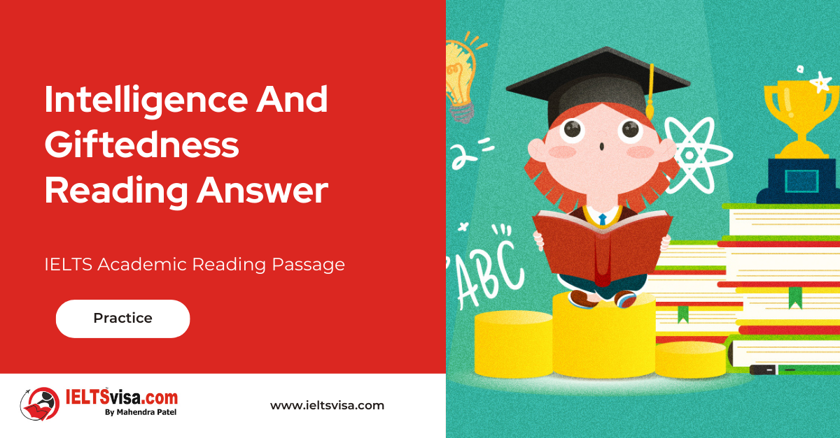 Intelligence And Giftedness Reading Answer