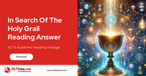 In Search Of The Holy Grail Reading Answer