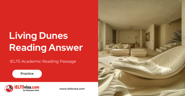 Living Dunes Reading Answers