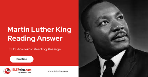 Martin Luther King Reading Answer