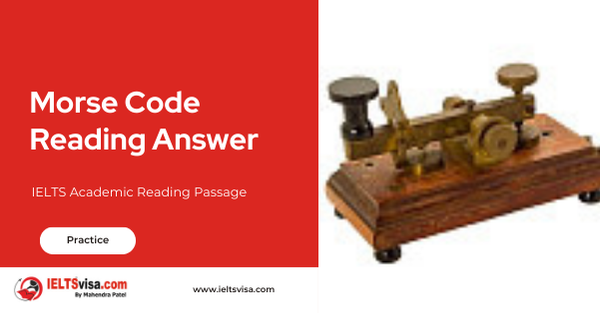 Morse Code Reading Answer