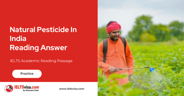 Natural Pesticide In India Reading Answer