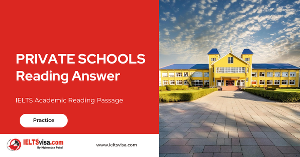 Private Schools Reading Answer