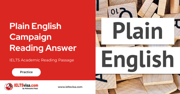 Plain English Campaign Reading Answer