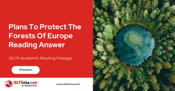 Plans To Protect The Forests Of Europe Reading Answer