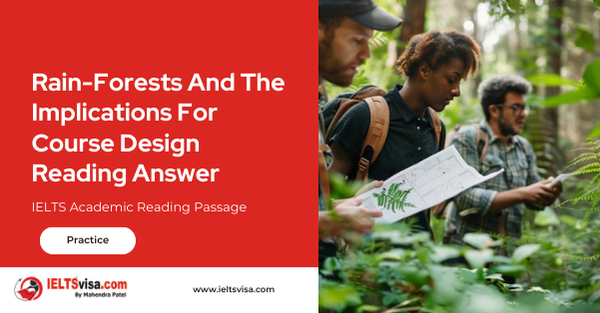 Rain-Forests And The Implications For Course Design Reading Answer