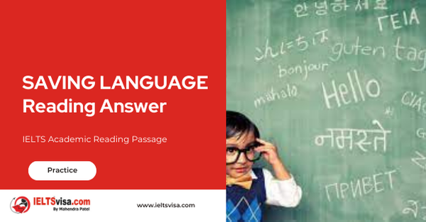 Saving Language Reading Answer