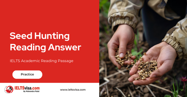 Seed Hunting Reading Answer