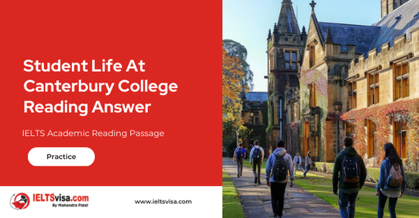 Student Life At Canterbury College Reading Answer