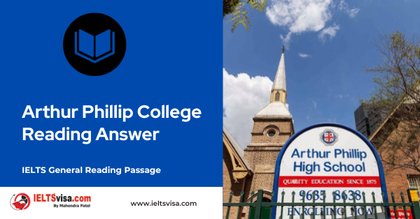 Arthur Phillip College Reading Answer