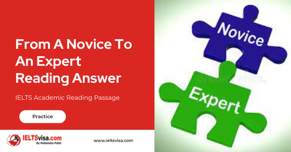 From A Novice To An Expert  Reading Answer