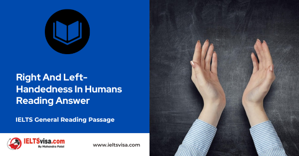 Right And Left-Handedness In Humans Reading Answer