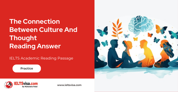 The Connection Between Culture And Thought Reading Answer