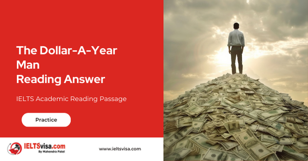 The Dollar A Year Man Reading Answer