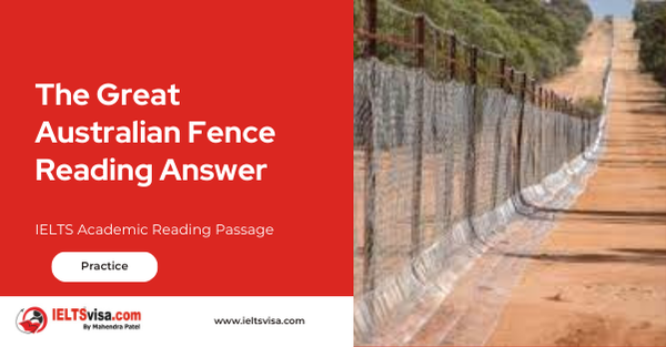 The Great Australian Fence Reading Answer