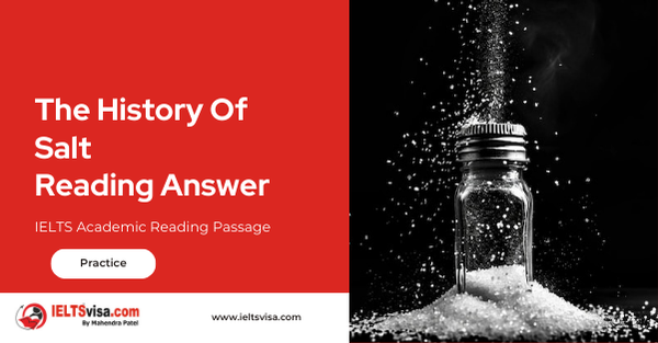 The History Of Salt Reading Answer