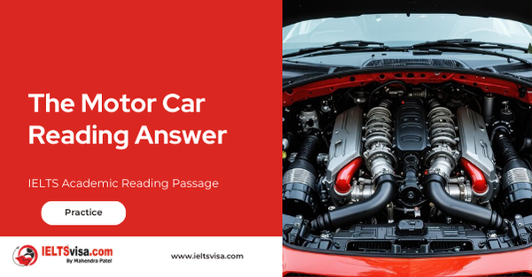 The Motor Car Reading Answer