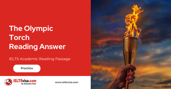 The Olympic Torch Reading Answer