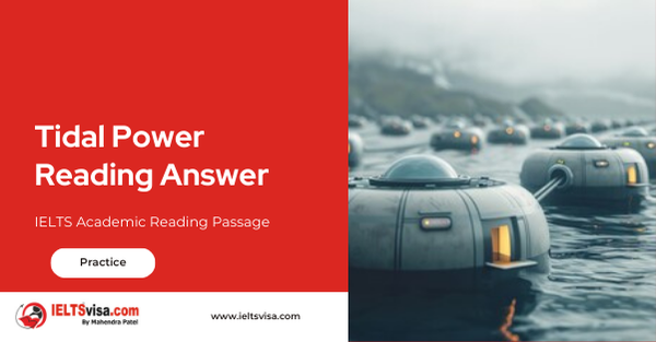 Tidal Power Reading Answer