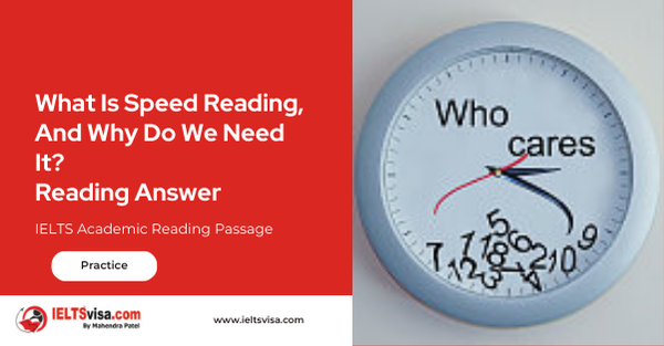 What Is Speed Reading, And Why Do We Need It? Reading Answer