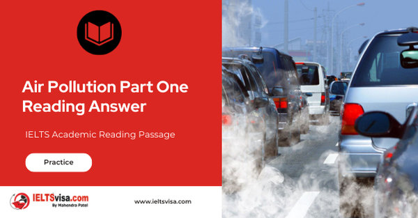 Air Pollution Part One Reading Answer