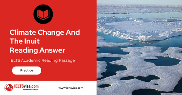 Climate Change And The Inuit Reading Answer