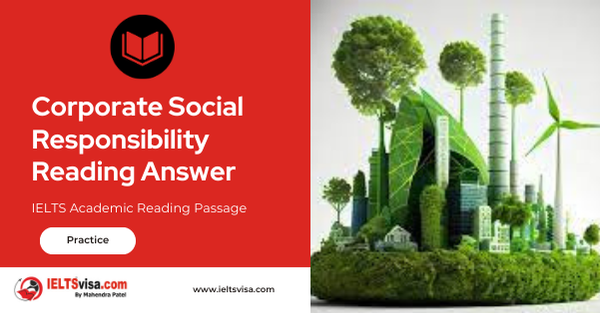 Corporate Social Responsibility Reading Answer