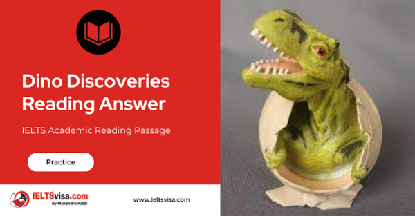 Dino Discoveries Reading Answer