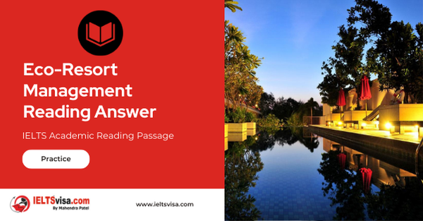 Eco-Resort Management Reading Answer