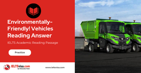 Environmentally-Friendly! Vehicles Reading Answer