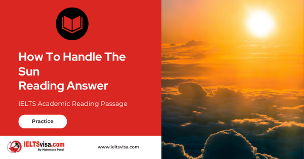 How To Handle The Sun Reading Answer