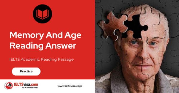 Memory And Age Reading Answer