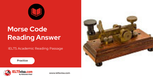 Morse Code Reading Answer