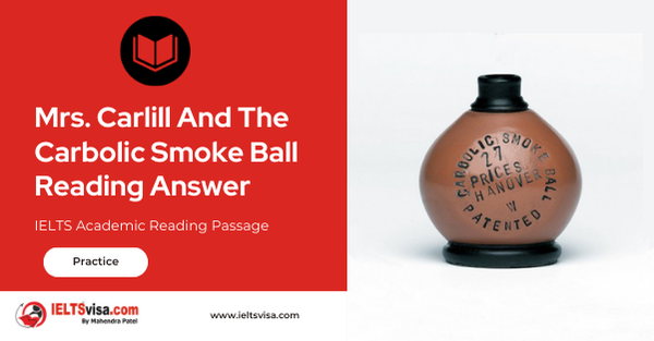 Mrs. Carlill And The Carbolic Smoke Ball Reading Answer