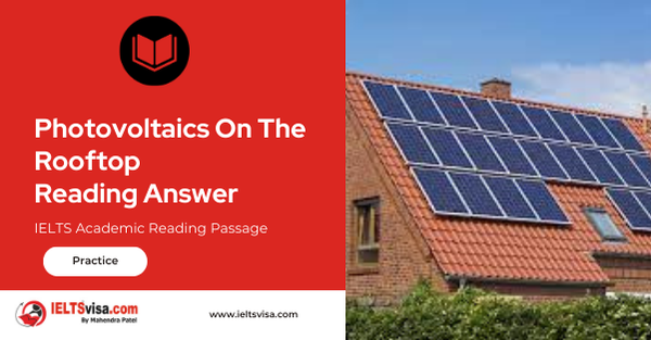 Photovoltaics On The Rooftop Reading Answer