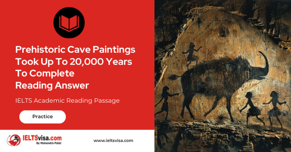 Prehistoric Cave Paintings Took Up To 20,000 Years To Complete Reading Answer