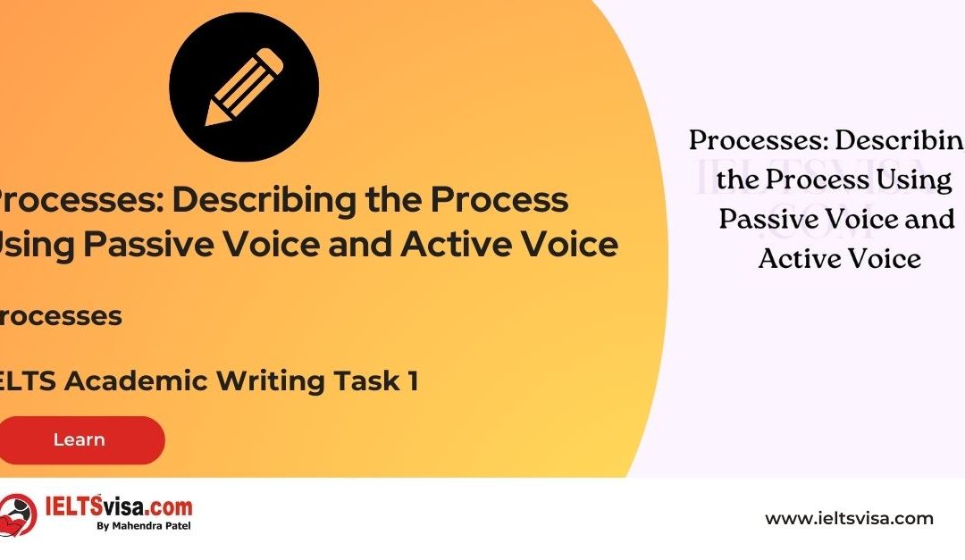 Processes – Describing the Process Using Passive Voice and Active Voice