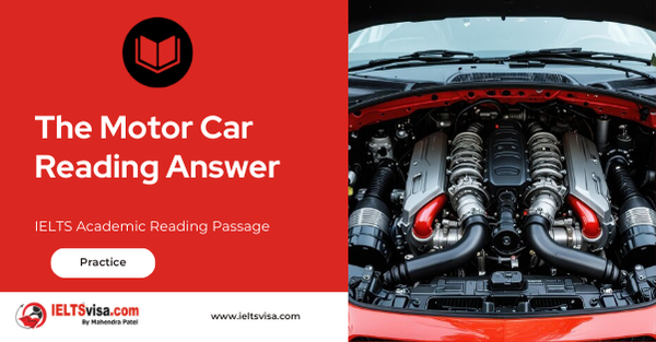 The Motor Car Reading Answer