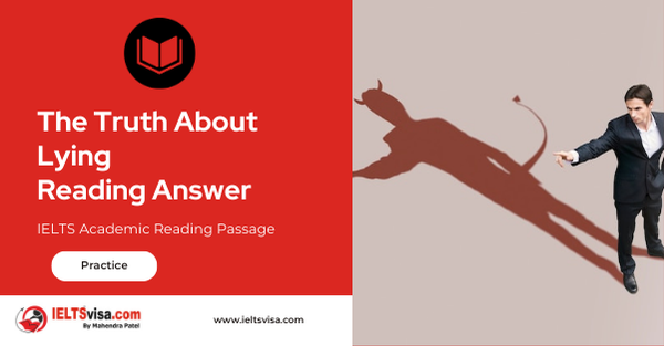 The Truth About Lying Reading Answer