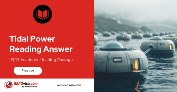 Tidal Power Reading Answer