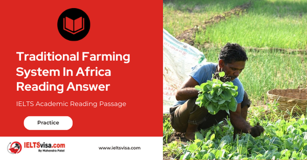 Traditional Farming System In Africa Reading Answer