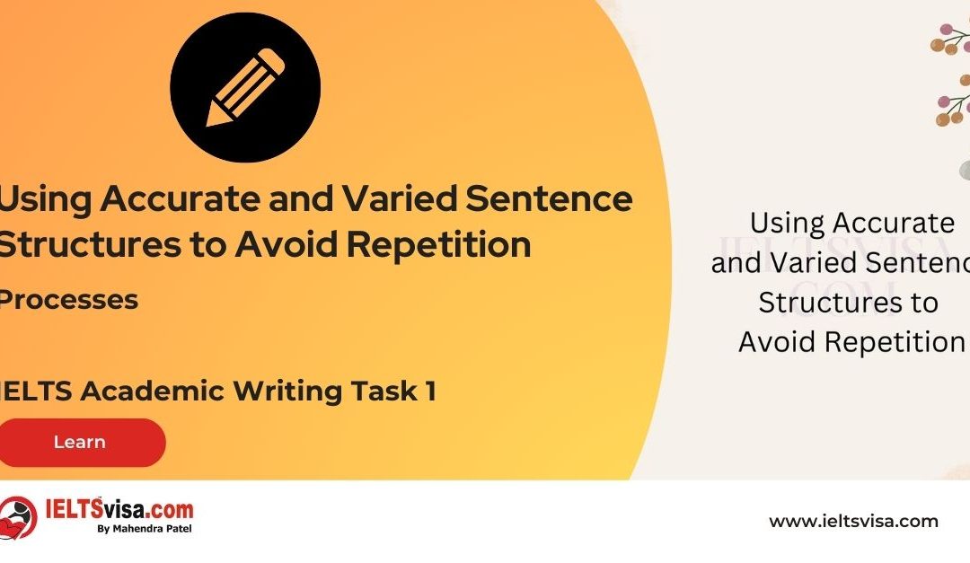 Processes – Using Accurate and Varied Sentence Structures to Avoid Repetition