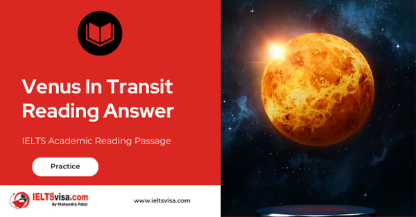 Venus In Transit Reading Answer