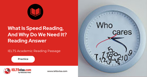 What Is Speed Reading, And Why Do We Need It? Reading Answer