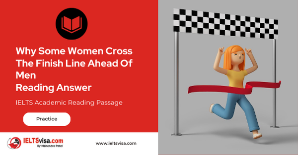 Why Some Women Cross The Finish Line Ahead Of Men Reading Answer