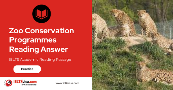 Zoo Conservation Programmes Reading Answer