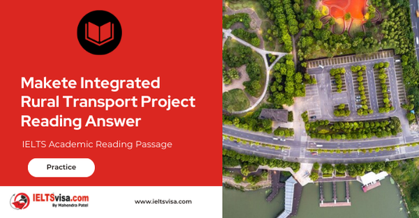 Makete Integrated Rural Transport Project Reading Answer