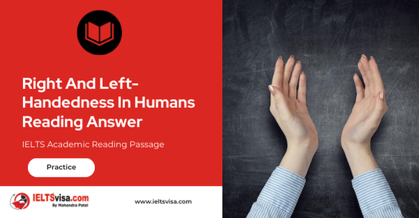 Right And Left-Handedness In Humans Reading Answer