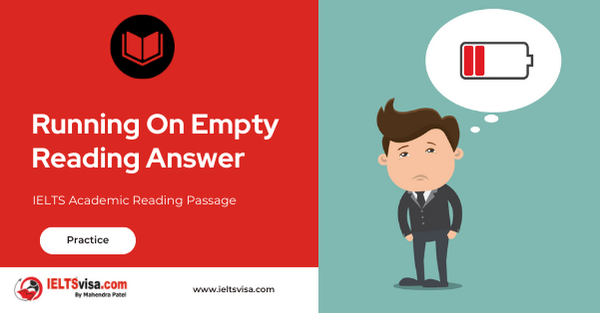 Running On Empty  Reading Answer