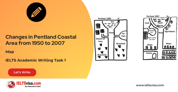 Task 1 – Map -Changes in Pentland Coastal Area from 1950 to 2007